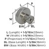 Amerock Blackrock Round Cabinet or Furniture Knob - 4 of 4