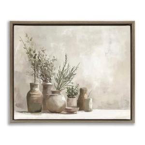 Stupell Industries Cottage Herbs in Pottery, 31" x 25" - 1 of 4