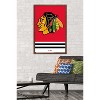 Trends International NHL Chicago Blackhawks - Logo 21 Framed Wall Poster Prints - 2 of 4
