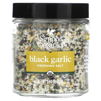 Simply Organic Finishing Salt, Black Garlic, 2.19 oz (62 g)