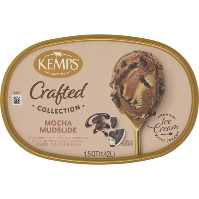 Kemps Crafted Collection Mocha Mudslide Ice Cream - 1.5qt