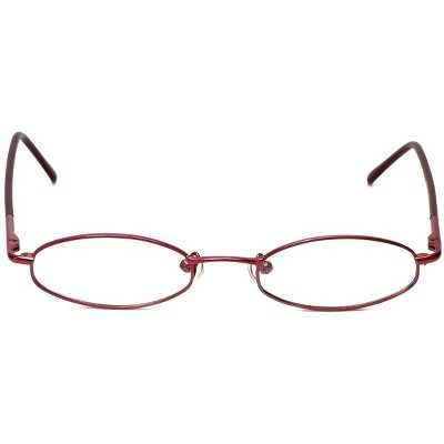 Calabria FlexPlus 84 Brown Designer Blue Light Blocking Glasses Ladies Oval 46mm