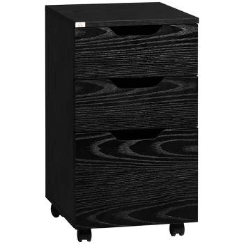 Costway 5-drawer Chest Rolling Storage Dresser Lateral File Cabinet With  Adjustable Shelf : Target