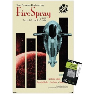 Trends International Star Wars: Moving At Lightspeed - Firespray Unframed Wall Poster Prints - 1 of 4