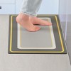 Unique Bargains Geometric Patterns Machine Washable Non-Slip Standing Kitchen Mats - 2 of 4