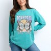Simply Sage Market Women's Mama Butterfly Long Sleeve Garment Dyed Tee - 2 of 2