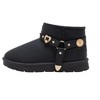 Bebe Women’s Boots - Cozy Women’s Shoes, Faux Leather Ankle Boots with Faux Fur Lining, Buckle Strap Detail - 3 of 4