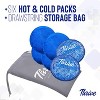 Thrive 6 Small Round Hot and Cold Reusable Ice Packs, Gel Bead Fill with Cloth Fabric Backing for Eyes, Face and Sinus Relief - 3 of 3