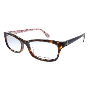 Kate Spade KS LIZABETH 2VM Womens Rectangle Eyeglasses Havana Pattern 52mm - 1 of 3