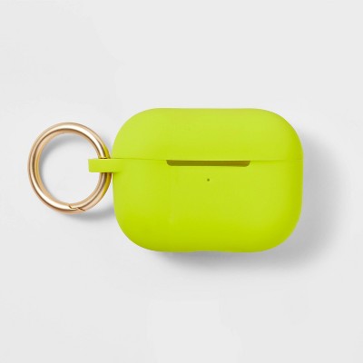 Apple Airpods Pro Silicone Case With Clip Heyday Lime Green