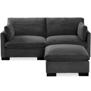 Best Choice Products 82in Modular Sectional Pillowtop Sofa w/ Ottoman & Storage - 1 of 4