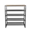 Jace 5-Tier Shoe Rack, Metal Steel, 15 Pairs of Shoes, Multi-Functional - 2 of 4