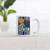 Crazy Dog T-Shirts Nine Lives Surf Club Mug Funny Cat Graphic Novelty Coffee Cup-11oz - 2 of 4