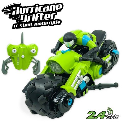 Flipo Hurricane Drifter Remote Control Motorcycle With Illuminated LED head & tail lights