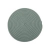 Unique Bargains Trivet Round Rope Woven Mat Cotton Non-woven Fabric 8.66"x8.66"x0.31" - 3 of 3