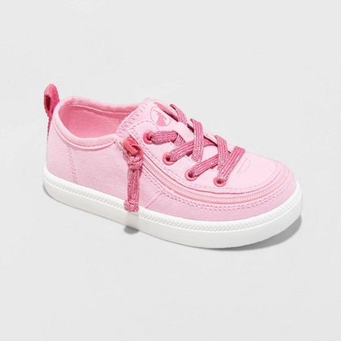Billy Footwear Kids' Harbor Zipper Low Top Sneakers - Pink 10 : Target