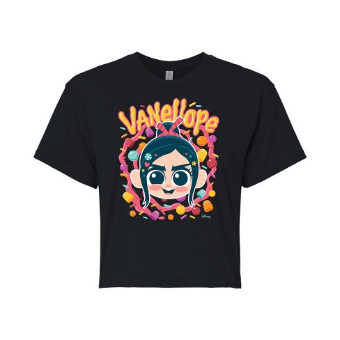 Women's - Disney - Vanellope & Candy Cropped Graphic T-Shirt - image 1 of 4