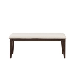 TiramisuBest 39" Velvet Upholstered Bed & Entryway Bench - Steel Legs for Multi-Room Use, Gray - 1 of 4