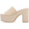 Journee Collection Womens Enyya Slip On Platform Sandals - 2 of 4