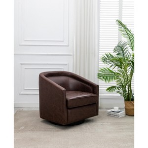 Wovenbyrd Caitlyn Classic Barrel Swivel Chair - 1 of 4