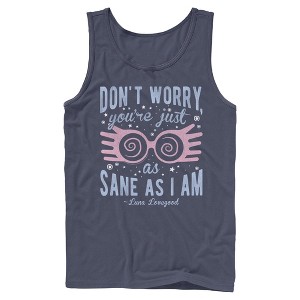 Mens Harry Potter Luna You’re Just As Sane as I Am Tank Top - 1 of 4