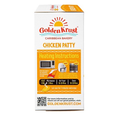 Golden Krust Jamaican Style Chicken Frozen Patties - 9oz/2ct