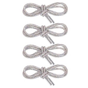 Unique Bargains Fashion Crystal Shoe Laces with Net for Sweatpants Shorts 4 Pcs - 1 of 4
