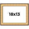 PosterPalooza | Traditional Gold Picture Frame - UV Acrylic, Backing Board, Hanging Hardware Included - 2 of 4