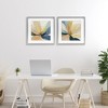 Stupell Industries Abstract Sunshine Florals 2pc Framed Print Under Glass Set - 2 of 4