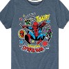 Boys' - Marvel - Spider-man Stickers Style Short Sleeve Graphic T-Shirt - 2 of 4