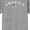 Americana America United We Stand Men's Gray Heather T-shirt - 2 of 3