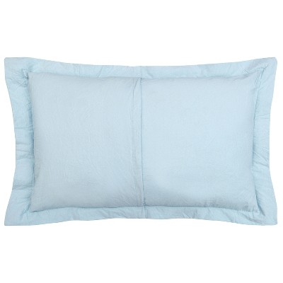 Blue Cotton Tufted Chenille King Sham