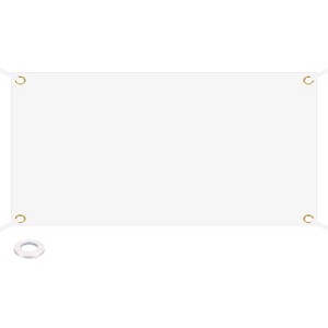 Unique Bargains Polyester Decorate DIY Blank Banners Signs with Hanging Rope - 1 of 4