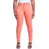 YMI Women's Hyper Stretch Mid-Rise 5 Pocket Slim Fit Skinny Jeans - 2 of 4