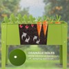 Tangkula Outdoor Elevated Garden Plant Stand Raised Garden Bed with Legs for Indoor and Outdoor Use 25" x13" x 18.0" - 4 of 4