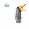 Boardwalk Mop Head, Floor Finish, Wide, Rayon/Polyester, Large, White/Blue, 12/Carton - image 3 of 4