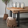 Sullivans Boho Basket With Macrame Layer Set of 2, 15.5"H & 13"H Brown - image 3 of 4