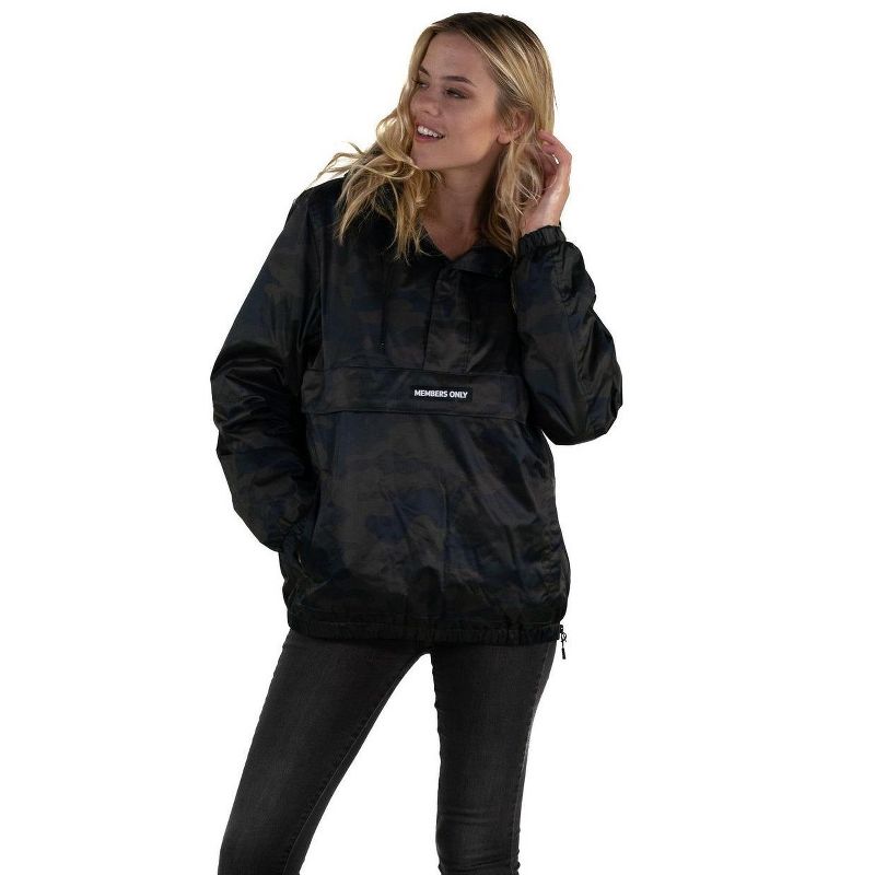 Members Only Women's Camo Popover Oversized Jacket, 1 of 5