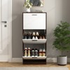 SKRAN Modern Furniture: Shoe Storage Cabinet with Drawers，Entryway Shoe Storage Solutions for Entryway - 2 of 4