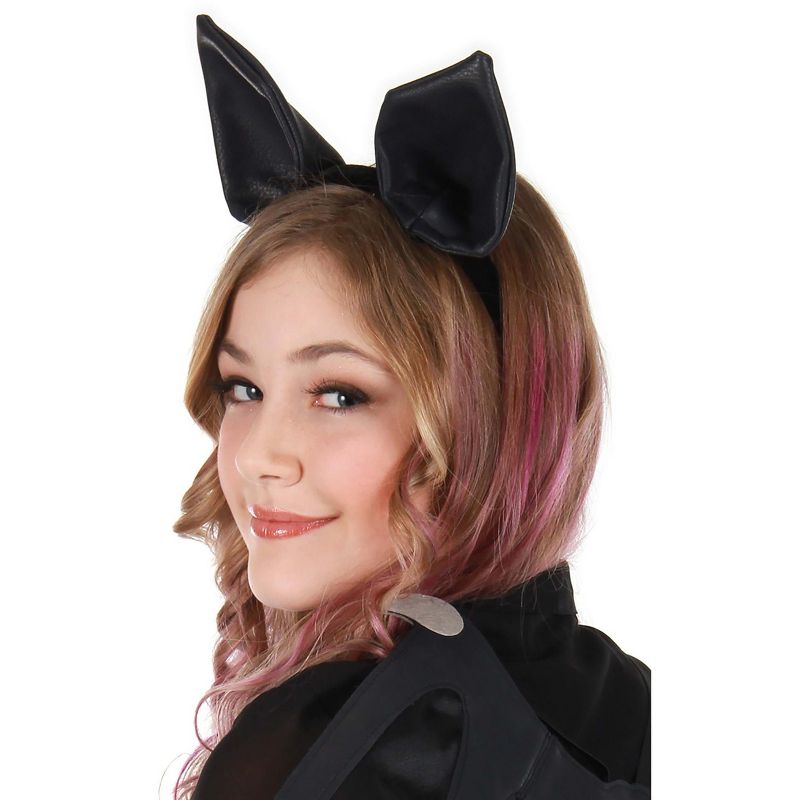 HalloweenCostumes.com    Bat Ears Headband, Black, 1 of 4