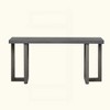 KIGFTSOD Geometric Design Console Table with Solid Pine Legs, Suitable for Entryway, Hallway, Living Room, Bedroom - 2 of 4