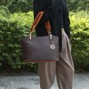 MKF Collection Savannah M Logo Printed Vegan Leather Women’s Tote and Wristlet Wallet by Mia K- 2 pieces - 3 of 4