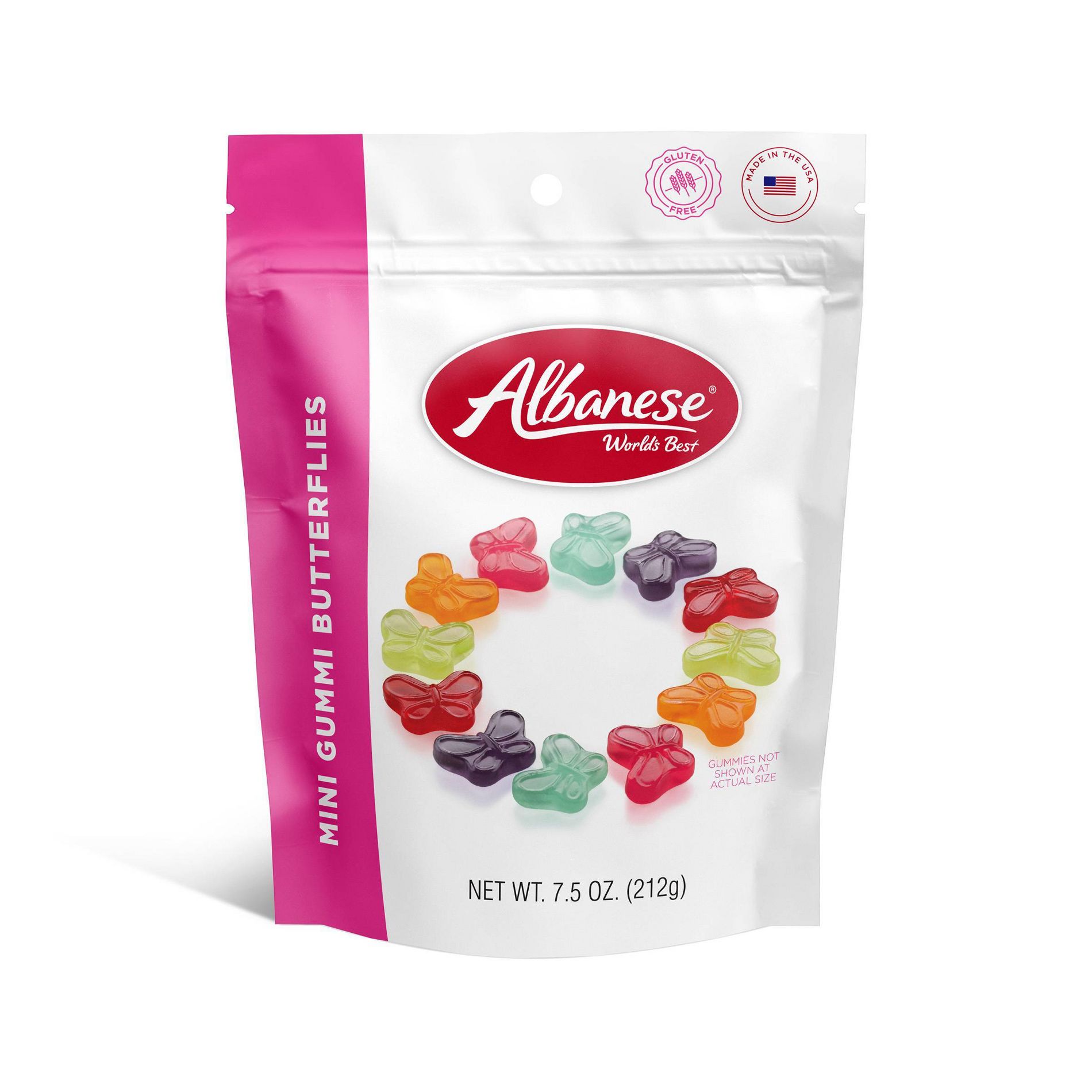 Albanese World's Best Mini Butterflies Candy - 7.5oz