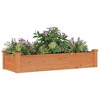 vidaXL Garden Raised Bed Brown Solid fir wood, non-woven fabric Large - 3 of 4