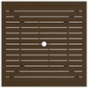 vidaXL Patio Table Brown 32.1 in.x32.1 in.x28.3 in. Steel - 3 of 4