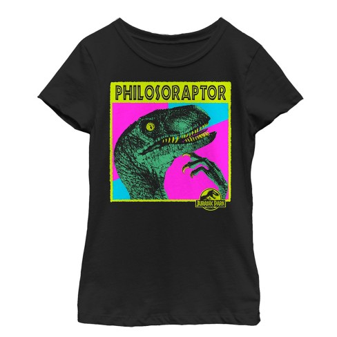 Girl's Jurassic Park Philosoraptor T-Shirt - image 1 of 3