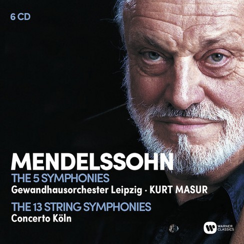 Mendelssohn & Kurt Masur - Mendelssohn: The Complete Symphonies, The Complete String Symphonies (CD) - image 1 of 1