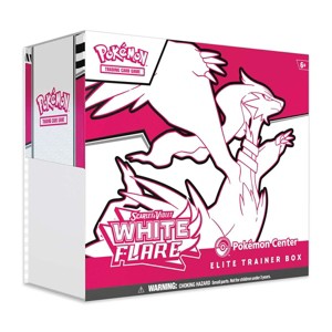 Pokemon TCG Scarlet & Violet 10.5 White Flare Pokemon Center Elite Trainer Box - 11 Packs, Promo Cards - 1 of 4