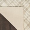 Nourison Beige Plaid Non-Skid Kitchen Washable Accent Rug Mat - 4 of 4