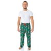 National Lampoon's Christmas Vacation Men's Allover Print Pajama Pants Green - 2 of 4